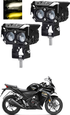GONAMA Universal 2 Pack Motorcycle LED Driving Fog Lights 40W Amber/Yellow White SG376 Car Fancy Lights(Multicolor)
