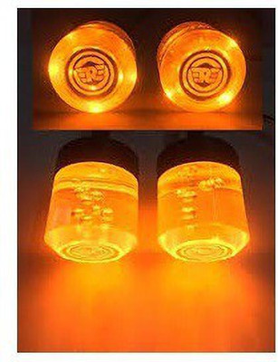 MUSAGI JNH logo bike handle handlebar handle bar light for royal enfield bullet Mirror Light Motorbike LED (12 V, 50 W)(Bullet Trials 350, B-Class, Bullet 500, Pack of 2)
