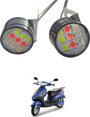 LOVMOTO Front, Rear LED Indicator Light for Universal For Bike Star(Multicolor)