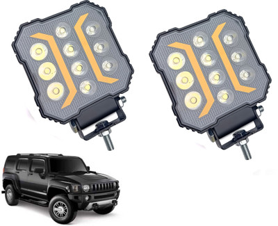 AUTO PEARL 10LED Foglight Flashing Light, Work Spot White-Yellow Lights C169 Fog Lamp Car LED (12 V, 30 W)(Hummer H3, Pack of 2)