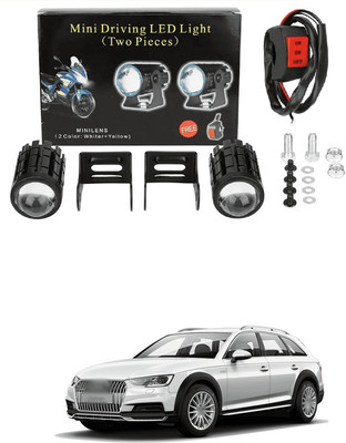 LOVMOTO Bike Led Light High Power Motorcycle Fog Lamps Mini Driving Lights 49 Fog Lamp Car, Motorbike LED for Audi (12 V, 40 W)(A4, Pack of 2)