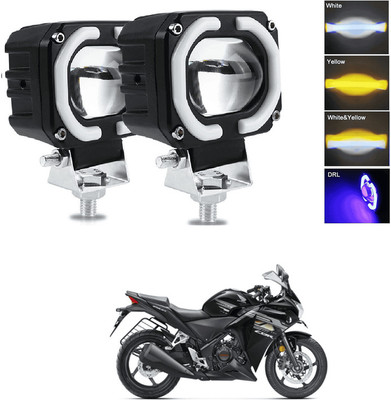 LOVMOTO Bike Led Light High Power Motorcycle Fog Lamps Mini Driving Lights 3231 Fog Lamp Car, Motorbike LED for Honda (12 V, 40 W)(CBR 250R, Pack of 2)