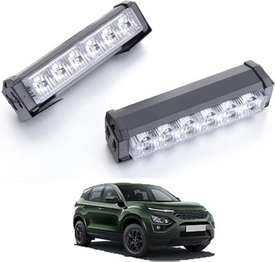 monolive Red & Blue Universal 6 LED Police Dual/Twin Light With Remote For Car-132 Interior Light Car LED for Tata (12 V, 55 W)(Universal For Car, Pack of 1)