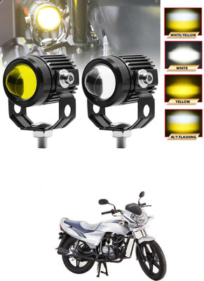 LOVMOTO Universal Fog Light Lamp Projector Mini driving Spotlight Vehicle set of 2 SG175 Indicator Light Car, Motorbike LED for Piaggio (12 V, 20 W)(Universal For Bike, Pack of 2)