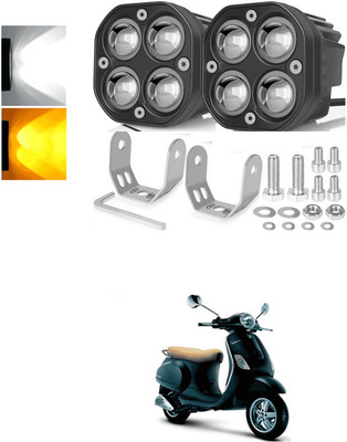 LOVMOTO Front, Rear LED Indicator Light for Piaggio Vespa(White, Amber)
