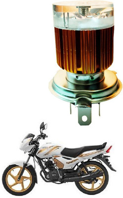 REPLEY New H4bulb-4led-red-Blue188 Headlight Car, Motorbike LED for TVS (12 V, 30 W)(Star City Plus)