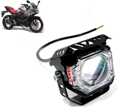 AUTO PEARL White/Yellow High Beam & Multi Flicker Red/Blue Led A081 Fog Lamp Motorbike LED for Suzuki (12 V, 30 W)(Gixxer, Pack of 1)