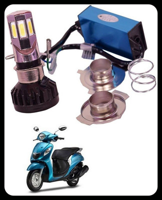 REPLEY BBD-M6sixLed083-BBD Headlight Car, Motorbike LED for Yamaha (9 V, 55 W)(Fascino, Pack of 1)