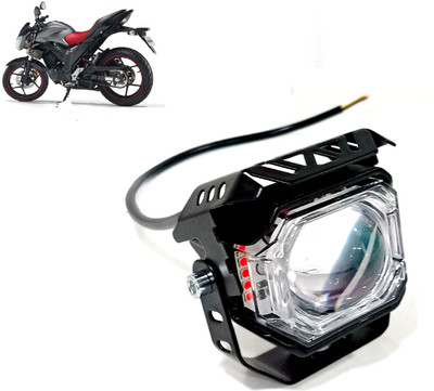 AUTO PEARL White/Yellow High Beam & Multi Flicker Red/Blue Led A028 Fog Lamp Motorbike LED for Suzuki (12 V, 30 W)(Gixxer, Pack of 1)