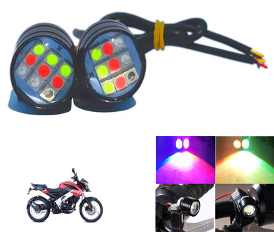 Autoinnovation Waterproof Original 12V LED Strobe Flash Warning Brake Lights-L1_437 Indicator Light Motorbike LED for Bajaj (12 V, 18 W)(Pulsar 160 NS DTS-i, Universal For Bike, Pack of 2)