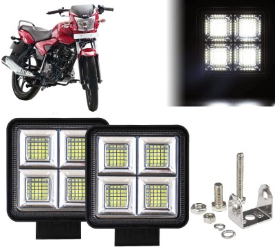 AUTO PEARL 64 LED 192W Fog Light Super Bright With Mounting Brackets for Star City Plus Fog Lamp Motorbike LED for TVS (12 V, 192 W)(Star City, Pack of 2)