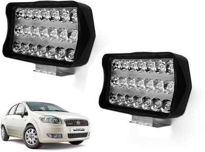 AUTO PEARL 3 Modes White / Yellow / Yellow-White |High Brightness Driving Lamp for Car 233 Fog Lamp Car LED for Fiat (12 V, 24 W)(Linea, Pack of 2)