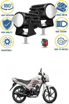 GONAMA Front, Rear LED Indicator Light for Hero Splendor Plus(White, Yellow)