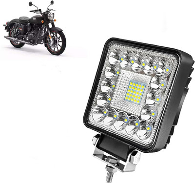 AUTO PEARL 4Inch 41-LED Work Light Headlight Motorcycle Driving Fog Lamp Spotlight Led A181 Fog Lamp Motorbike LED for Royal Enfield (12 V, 15 W)(Classic)