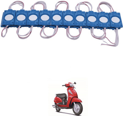 LOVMOTO DC 12 Volt 2.4 Watt Coin Shape LED Module Light Lamp Bulb Multipurpose SG37 Car Fancy Lights(Blue)