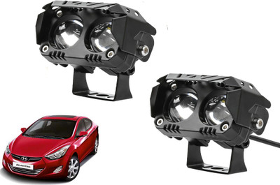 AUTO PEARL 2-Projector lens LED Dual Color White and Yellow for Elantra Fog Lamp Car LED for Hyundai (12 V, 15 W)(Elantra, Pack of 2)