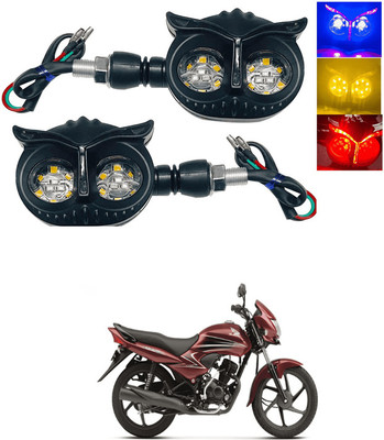 LOVMOTO Front, Rear LED Indicator Light for Honda Dream Yuga(Multicolor)