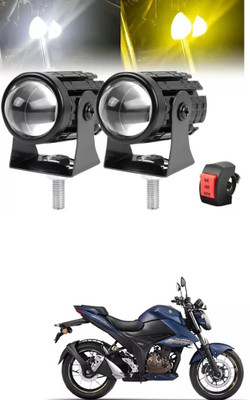 E-Shoppe Mini Driving Fog Light For Gixxer 250 Fog Lamp Motorbike LED for Suzuki (12 V, 24 W)(Universal For Bike, Pack of 2)
