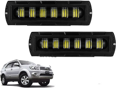 AUTO PEARL 6 Inch Auxiliary 6Led Light Bar 6D Light Led, Work Spot Light for Car A151 Fog Lamp Car LED for Toyota (12 V, 30 W)(Fortuner, Pack of 2)