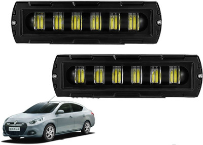 AUTO PEARL 6 Inch Auxiliary 6Led Light Bar 6D Light Led, Work Spot Light for Car A323 Fog Lamp Car LED for Renault (12 V, 30 W)(Scala, Pack of 2)
