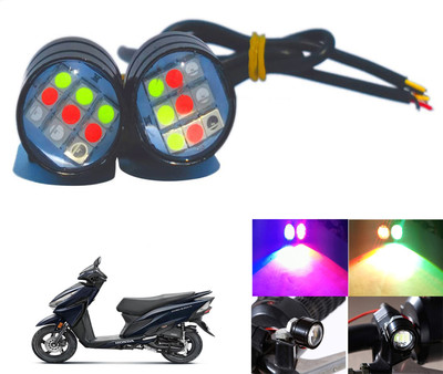 Autoinnovation Waterproof Original 12V LED Strobe Flash Warning Brake Lights-L1_59 Indicator Light Motorbike LED for Honda (12 V, 18 W)(Universal For Bike, Pack of 2)
