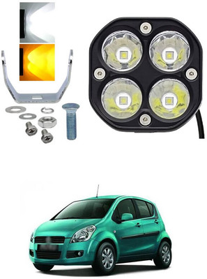 LOVMOTO Universal 4 INCH 40W Squire Led Driving Fog Lights White Yellow Light S279 Headlight Car, Motorbike LED for Maruti Suzuki (12 V, 40 W)(Ritz, Pack of 1)
