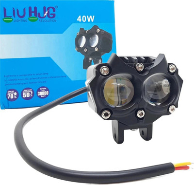 AutoPowerz Owl Led Fog Light With Multicolour Lighting Functions Fog Lamp Motorbike LED (12 V, 30 W)(Universal For Bike, Universal For Car, Pack of 1)