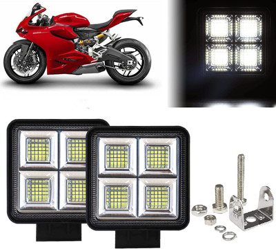 AUTO PEARL 64 LED 192W Fog Light Super Bright With Mounting Brackets for 899 Panigale Fog Lamp Motorbike LED for Ducati (12 V, 192 W)(899 Panigale, Pack of 1)
