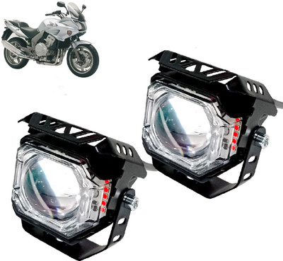 AUTO PEARL White/Yellow & Multi Flicker Red/Blue High Beam Led for CBF 1000 Fog Lamp Motorbike LED for Honda (12 V, 30 W)(CBF 1000, Pack of 2)