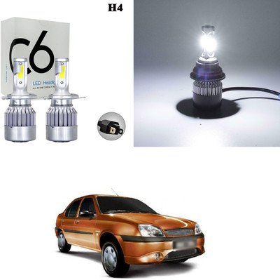 PRTEK H4 C6 36W 3800LM LED Headlight Kit 6000K _R62 Headlight Car, Motorbike LED for Ford (12 V, 36 W)(Ikon, Pack of 2)
