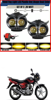 GONAMA Front, Rear LED Indicator Light for Hero Achiever(White, Yellow)
