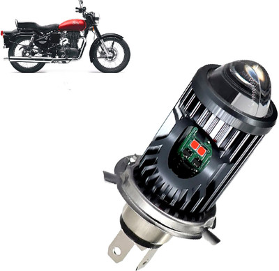 AUTO PEARL White/Yellow Dual Beam & Flicker Red/Blue Led for Bullet 350 NewBS6 Fog Lamp Motorbike LED for Royal Enfield (12 V, 35 W)(Bullet 350, Pack of 1)