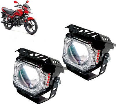 AUTO PEARL White/Yellow & Multi Flicker Red/Blue High Beam Led for Passion Pro Fog Lamp Motorbike LED for Hero (12 V, 30 W)(Passion Pro)