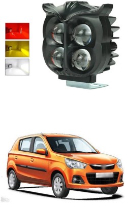 LOVMOTO Universal 4 LED Owl shape Spotlights Fog Lights Hi/Low,Red Angle & Flashing s270 Fog Lamp Car, Motorbike LED for Maruti Suzuki (12 V, 30 W)(Alto K10, Pack of 1)
