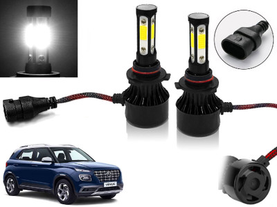 AUTO PEARL 4-Side 9005/HB3 LED Bulb for Car 80W-12V 3500LM 6000K wide Ultra White light_B52 Headlight Car LED for Hyundai (12 V, 80 W)(Venue, Pack of 2)