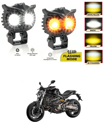 GONAMA Front, Rear LED Indicator Light for Hero Hunk(White, Yellow)