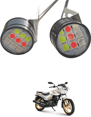LOVMOTO Front, Rear LED Indicator Light for TVS Star City(Multicolor)
