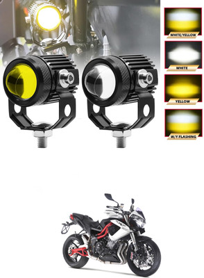 GONAMA Universal Fog Light Lamp Projector Mini driving Spotlight Vehicle set of 2 SG26 Tail Light Car, Motorbike LED for Royal Enfield (12 V, 20 W)(500, Pack of 2)