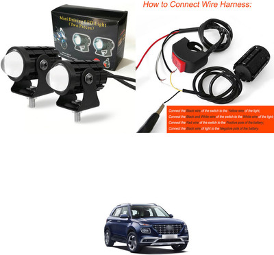 PRTEK LED Fog Light 2PCS_R96 Fog Lamp Car, Motorbike LED (8 V, 10 W)(Universal For Car, Pack of 2)
