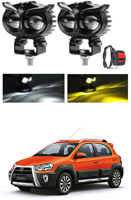 PRTEK LED Fog Lamp Unit for Universal For Car Etios Cross