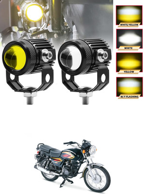 LOVMOTO Front, Rear LED Indicator Light for Hero Hunk(White, Yellow)