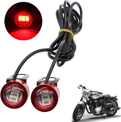 Generox Red Brake Light For Cruiser 650 Headlight Motorbike LED for Royal Enfield (12 V, 10 W)(Cruiser 650, Pack of 2)
