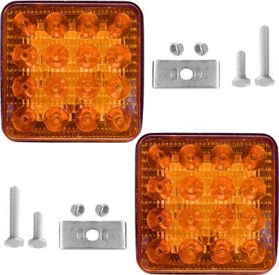 Autonationasia Universal 16 LED Square Fog Light Yellow (Metal) for Trucks/ Buses/ Cranes/ JCB Fog Lamp Truck LED for Tata, Mahindra, Volvo (12 V, 65 W)(Universal For Car, Pack of 2) Autonationasia Universal 16 LED Square Fog Light Yellow (Metal) for Trucks/ Buses/ Cranes/ JCB Fog Lamp Truck LED for Tata, Mahindra, Volvo (12 V, 65 W)(Universal For Car, Pack of 2)