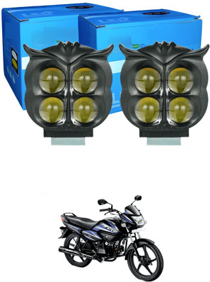 GONAMA Universal for car and bike LED 40w Owl Fog Light Yellow/White and Red Eye SG42 Car Fancy Lights(Multicolor)