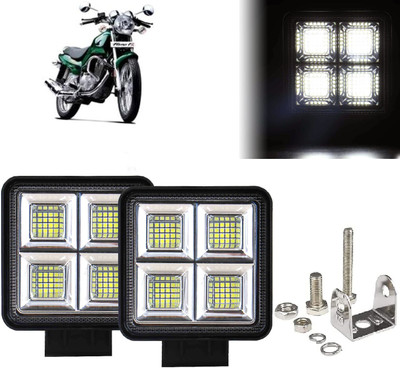 AUTO PEARL 64 LED 192W Fog Light Super Bright With Mounting Brackets for Fiero FX Fog Lamp Motorbike LED for TVS (12 V, 192 W)(Fiero, Pack of 2)