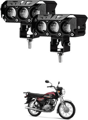 LOVMOTO Bike Led Light High Power Motorcycle Fog Lamps Mini Driving Lights 1892 Fog Lamp Car, Motorbike LED for Yamaha (12 V, 40 W)(Crux, Pack of 2)