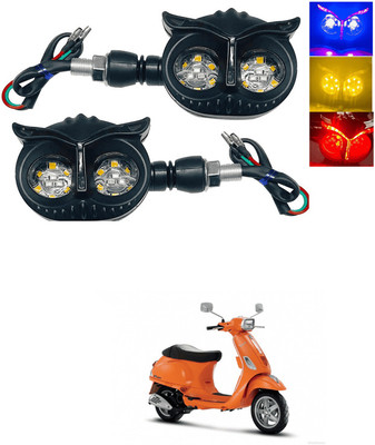 LOVMOTO Front, Rear LED Indicator Light for Piaggio Vespa LX(Multicolor)