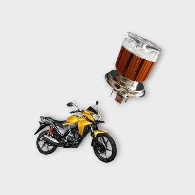 AUTODAZZ N-L-BAJAJ_H4 NIGHT EYE LED BULB Headlight Motorbike LED for Bajaj (12 V, 72 W)(Universal For Car, Pack of 2)