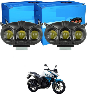GONAMA Led New Owl Design Motorcycle Spot Light Dual Color Fog Driving Lights sg307 Car Fancy Lights(Multicolor)