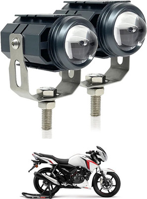 AYW 12V/Waterproof/Red/Yellow/White LED Fog/Strobe Light For apache-rtr-160 Fog Lamp Motorbike LED (12 V, 55 W)(Universal For Bike, Pack of 1)